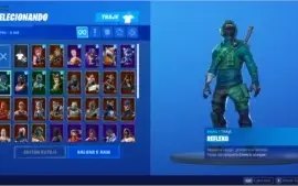 Conta fortnite, com items raros.