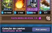 Clash Royale* XP 11 * Todas Lendárias + Troca de Nome !!!