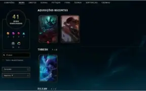 Conta diamante 4 com 25 skins e 3 cromas,96 champs