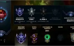 Conta diamante 4 com 25 skins e 3 cromas,96 champs