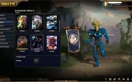 Conta smite lvl 159, todas t5 limitadas, 777 skins