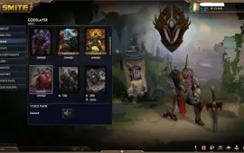 Conta smite lvl 159, todas t5 limitadas, 777 skins