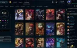 Conta platina V (162 SKINS)