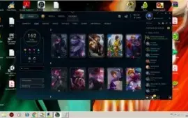 Conta platina V (162 SKINS)