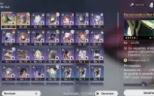 Nível 62. Seele, Kafka, Blade, Jing Yaun, Himeko E2, Clara,
