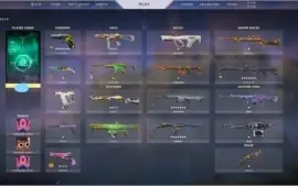CONTA DIAMANTE + VANDAL E OPERATOR DRAGAO + OUTRAS SKINS