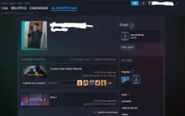 Vendo CONTA Steam 24 mil horas CSGO apenas