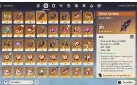 CONTA GENSHIN AR 47 - 10 DROP 5* + INFO NA DESCRIÇÃO