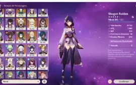 CONTA GENSHIN AR 47 - 10 DROP 5* + INFO NA DESCRIÇÃO