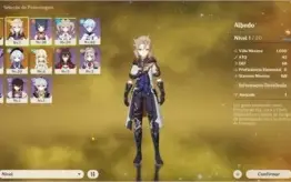 GENSHIN IMPACT / AR20 / QIQI + Jean + Albedo + 6 SR