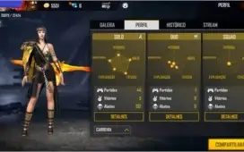 Conta no Free Fire - Com roupas Pet's e Muito Mais...