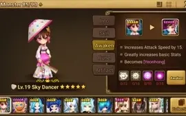 Reroll Summoners War lvl10 com Sky Dancer de Luz - Yeonhong