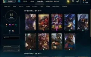 Conta League Of Legends - Smurf platina 2 ultimas seasson