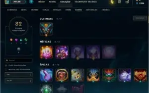 Conta League Of Legends - Smurf platina 2 ultimas seasson