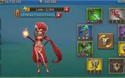 Conta Lords Mobile 16m + pergaminho + 30.000 gemas...
