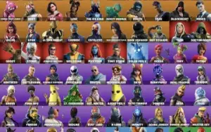 CONTA FORTNITE COM 82 SKINS | CAVALEIRO NEGRO | CEIFADOR 