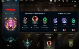 🔥 Conta Platina 3 / lv 700 / desde de 2015🔥