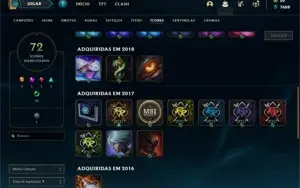 CONTA LEAGUE OF LEGENDS