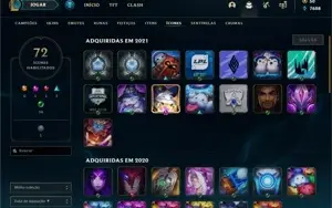 CONTA LEAGUE OF LEGENDS