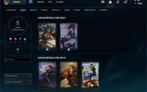 CONTA LEAGUE OF LEGENDS