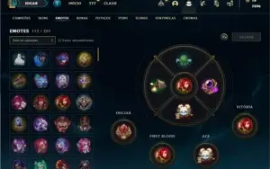 Conta ouro 4 com 155 Champs e 148 Skins (4 Ultimates)