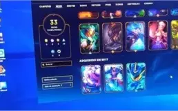 Conta lol platina 5 , ótimas skins