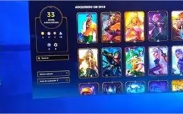 Conta lol platina 5 , ótimas skins