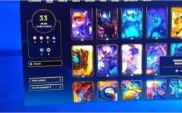 Conta lol platina 5 , ótimas skins