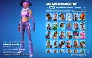 Conta fortnite S4, +200 skins, salve o mundo e skin da fncs