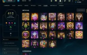 Conta Lol Esmeralda 2 Full Champ 739 Skins 48 Skins Mític