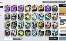 Conta end game, todos os melhores personagens.