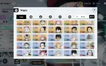 Conta end game, todos os melhores personagens.