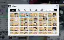 Conta end game, todos os melhores personagens.