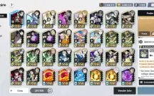 Conta end game, todos os melhores personagens.
