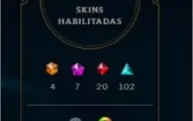 Conta com UFO CORKI, RAMMUS REI, KAYLE JUIZA e + 338 skins