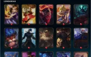 Conta com UFO CORKI, RAMMUS REI, KAYLE JUIZA e + 338 skins