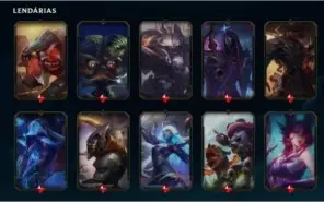 Conta Lol todos os campeões 130 skins