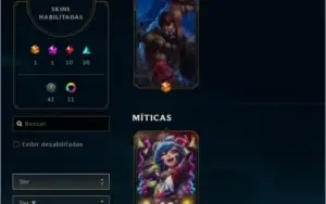 Conta Lol todos os campeões 130 skins