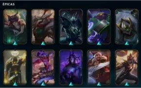Conta Lol todos os campeões 130 skins