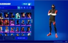 Conta Fortnite Cavaleiro Negro - Ikonic - Galaxy
