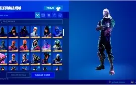 Conta Fortnite Cavaleiro Negro - Ikonic - Galaxy