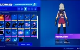 Conta Fortnite Cavaleiro Negro - Ikonic - Galaxy