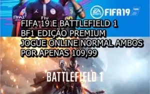 conta origin com fifa 19 e bf1 edição premium