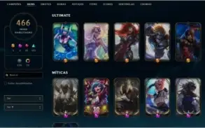CONTA DE LOL DE 2012 LVL 133 - FULL CHAMPS E SKINS