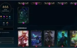 CONTA DE LOL DE 2012 LVL 133 - FULL CHAMPS E SKINS