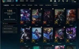 Conta Platina 4 com 45 Champs e 18 Skins