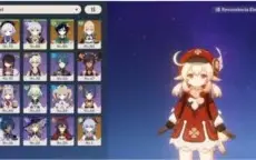 5 ESTRELAS= QIQI, VENTI, KLEE, GANYU E JEAN