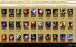 CONTA LOL 49HEROES/7SKINS/3PAG RUNA/34ICONES/BRONZE V