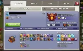 Conta Clash Of Clans CV10 Quase Full 4500 Gemas