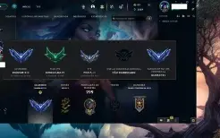 Conta lol Diamante 2  114 skins